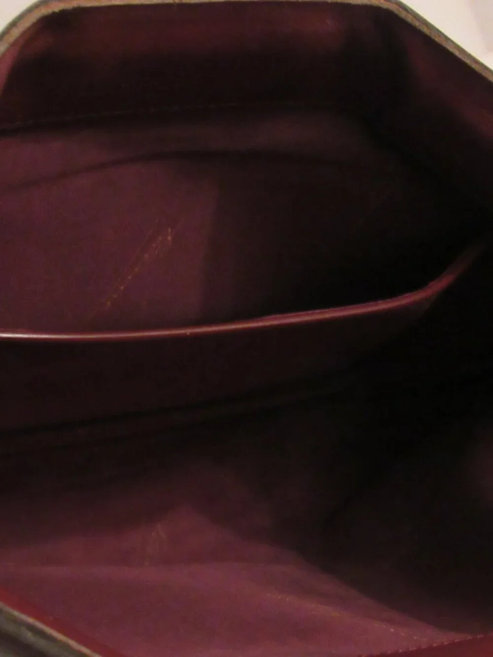Vintage Aigner Oxblood Leather Clutch Bag Purse